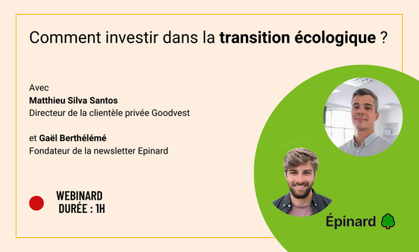 Comment investir dans la transition écologique ? - Goodvest
